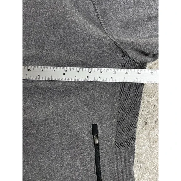 Lululemon pulse Jacket Men's XXL Full Zip Gray seamless - Picture 6 of 10